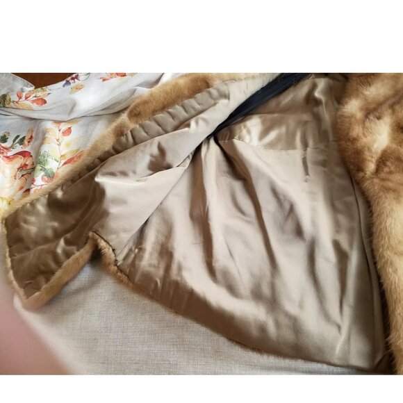 Autumn Haze Real Mink Fur Stole - Picture 9 of 9